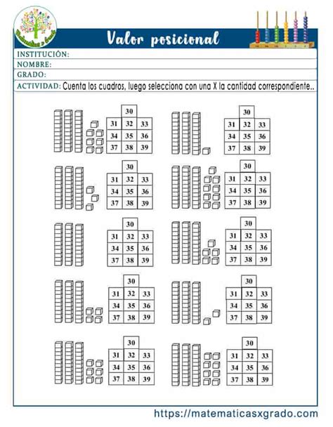 Ejercicios De Valor Posicional Para Tercer Grado Valor Posicional ...