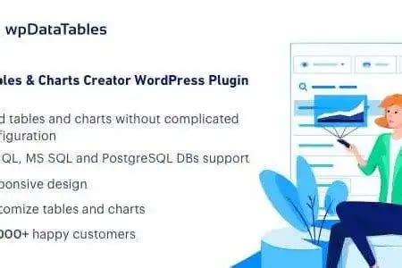 wpDataTables GPL v6.7.1 - Tables and Charts Manager for WordPress - GPL Ji