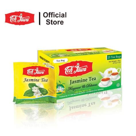 Jual Teh Jawa Jasmine Tea Teh Melati Celup Isi 25 Shopee Indonesia