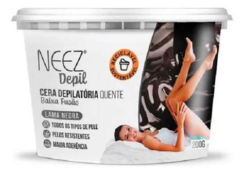 CERA QUENTE NEGRA 200GR NEEZ DEPIL Batel