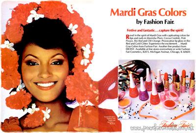 Fashion Fair Cosmetics Makeup Adverts Retro Musings