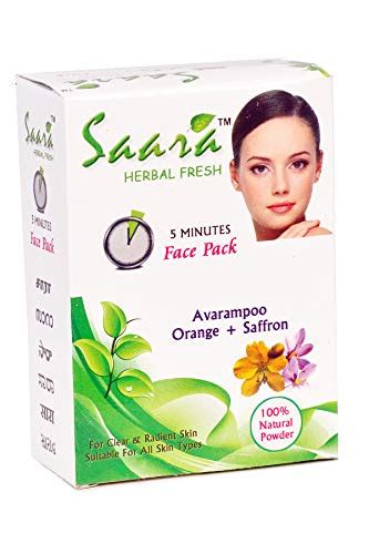 Saara Herbal Fresh Face Pack Powder G May Useful For Glowing Skin