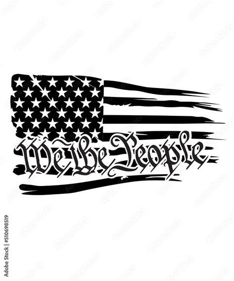 We The People Svg We The People American Flag Svg 2nd Amendment Svg