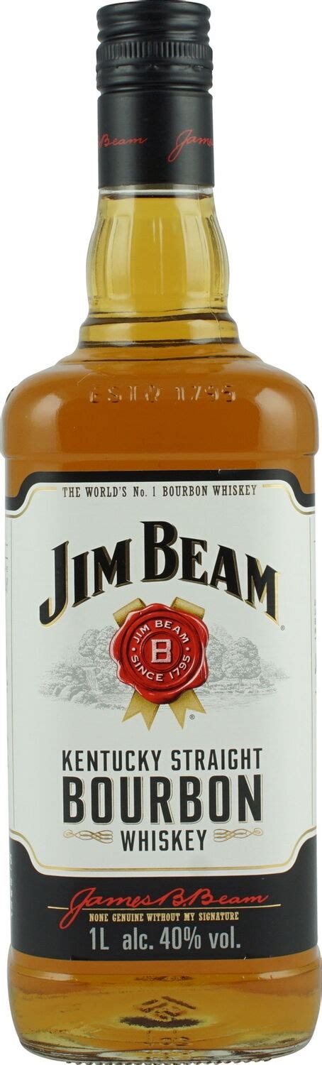 Jim Beam White Bourbon 40 1 L 1001Spirits