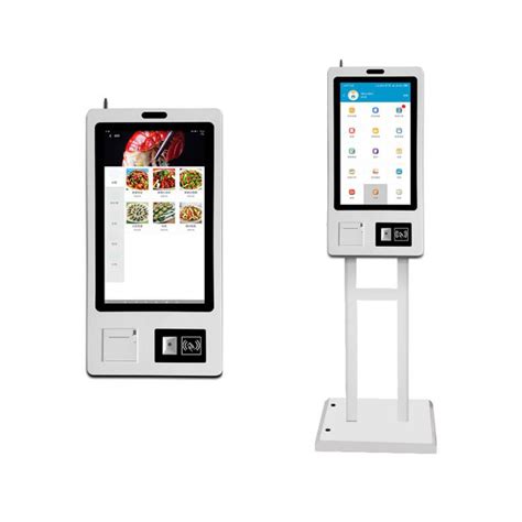 Restaurant Wall Mount Floor Touch Screen Payment Terminal Self Service