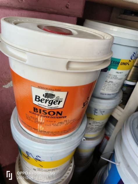 Berger Bison Acrylic Distemper 10 Ltr At Rs 880 In North 24 Parganas