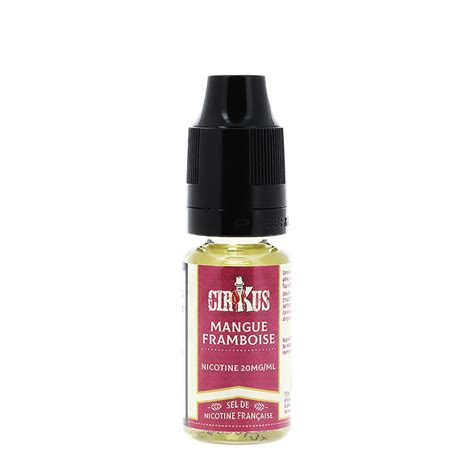 E liquide Mangue Framboise Sel de Nicotine Cirkus VDLV Fruité A L