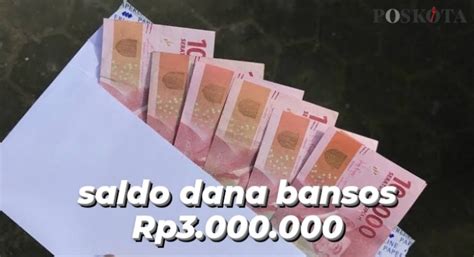 Saldo Dana Rp3000000 Terkirim Gratis Ke Rekening Kamu Dari Bansos Pkh