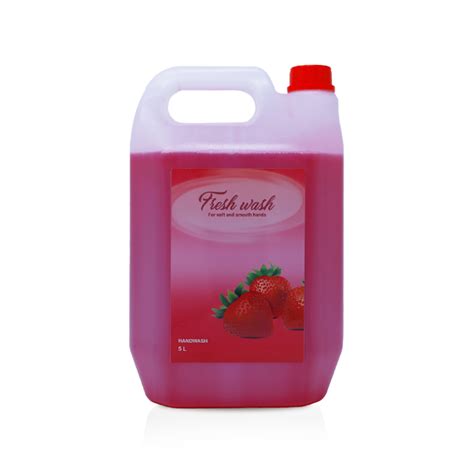 Liquid 5 Litre Strawberry Antibacterial Hand Wash Rs 600 Can Id 22494469291