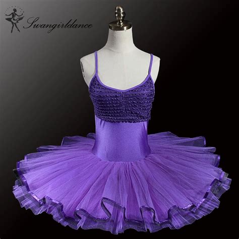 Free Shipping Adult Lycra Purple Ballet Tutu Classical Ballet Tutu