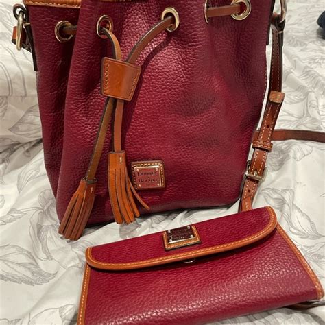 Dooney Bourke Bags Dooney Bourke Burgundy Bag Poshmark