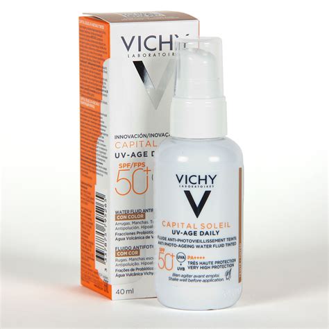 Vichy Uv Age Daily Water Fluid Con Color Spf50 40ml Farmacia Jiménez