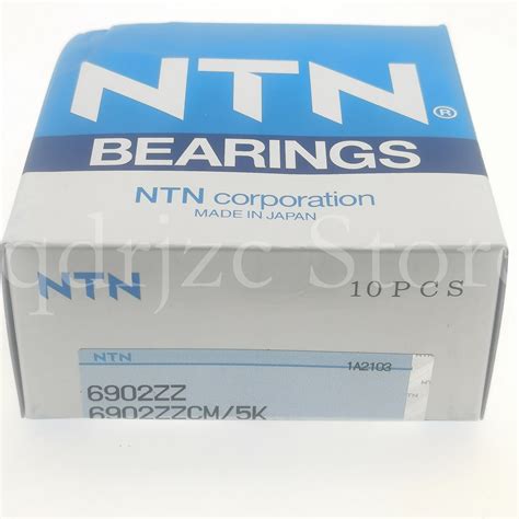 10 PCS NTN Deep Groove Ball Bearings 6902ZZ 5K 6902ZZCM 61902 2Z 6902Z