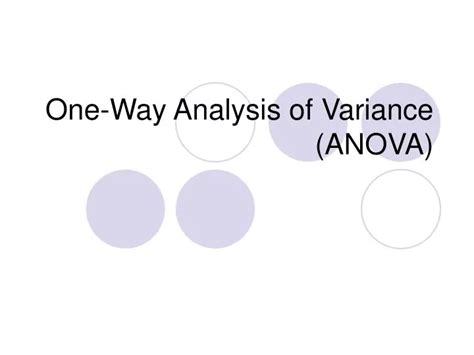 Ppt One Way Analysis Of Variance Anova Powerpoint Presentation Free Download Id 1195034