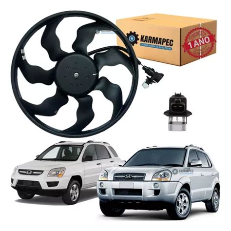 Ventoinha Eletroventilador Kia Sportage Hyundai Tucson 2 0