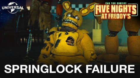 SPRINGLOCK FAILURE Scene In Five Nights At Freddy S Movie YouTube