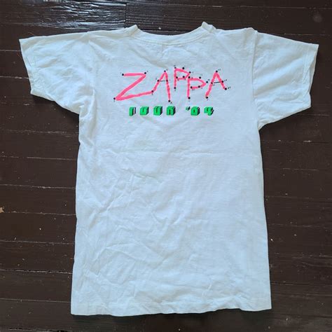 Vintage Frank Zappa 1984 Them Or Us Tour Shirt Gem