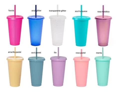 Comprar Vasos Personalizados Fant Sticos Colores Con Glitter