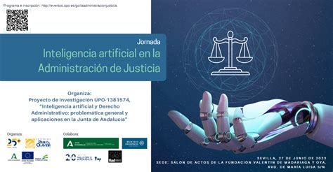 Jornada Inteligencia Artificial En La Administraci N De Justicia Programa