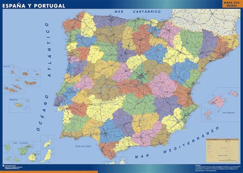 Spagna Mappa Mappe Mondo Netmaps