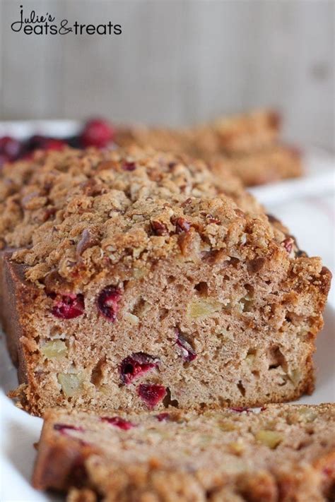 Apple Cranberry Bread Julies Eats And Treats