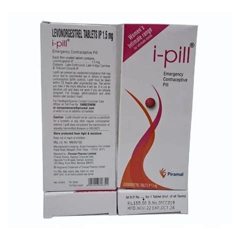 I Pill Emergency Contraceptive Pill, Tablet, Dose: As Directed By ...