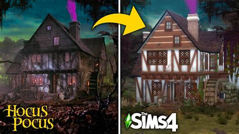 The Sanderson Sisters Cottage From Hocus Pocus 🎃 🧹 The Sims 4 Speed