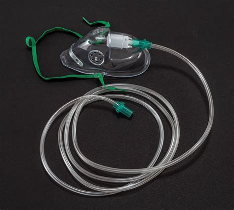 Alpha Disposable Adult Oxygen Nebulizer Mask Kit With Tubing And