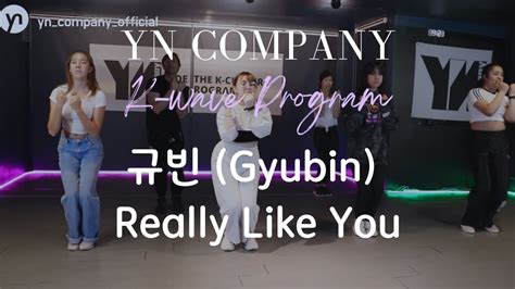 Gyubin 규빈 Really Like You Dance Youtube