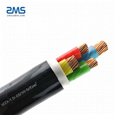 Low Voltage Copper Core Xlpe Insulated Pvc Sheath Cable Core Mm