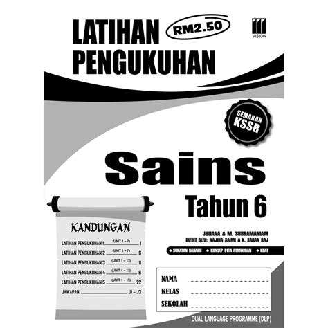 Vision Latihan Pengukuhan Bahasa Melayu English Matematik