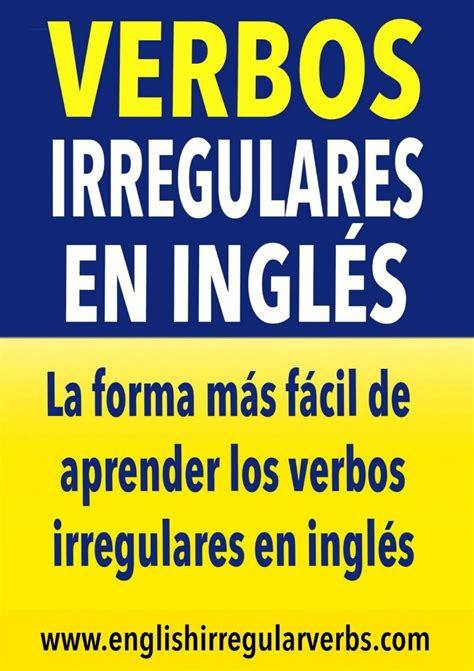 Pdf Epub Download Verbos Irregulares En Inglés La Forma Más Fácil