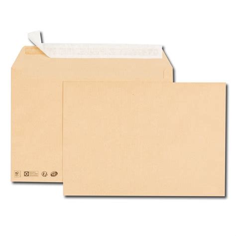 Boîte de 250 Enveloppes Kraft Brun C4 229x324 GPV Everyday Eco