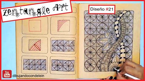 Como Dibujar Zentangle Art Paso A Paso Zentangle Pattern Youtube