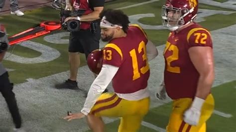 Caleb Williams Shares Why He Did Heisman Pose During Usc Win