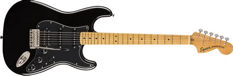 ⚡ Fender Squier Classic Vibe 70s Strat Hss Mn Black Musisol