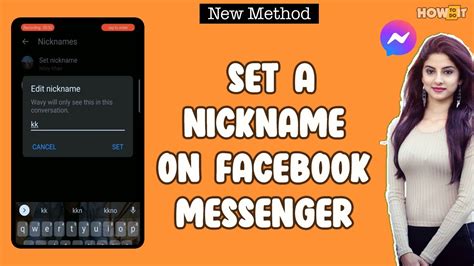 How To Set A Nickname On Facebook Messenger 2023 How To Do It YouTube