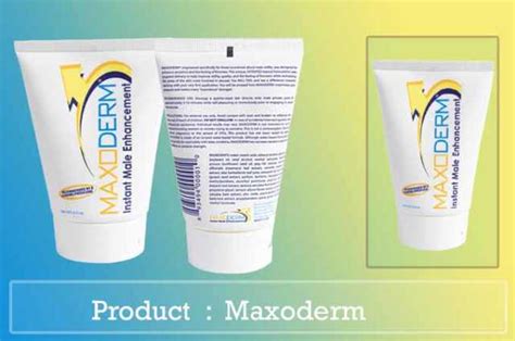 Maxoderm Review The Best Male Enhancement Cream