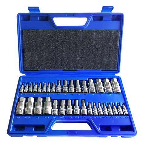 Master Hex Bit Socket Set Allen Wrench Bit Kit Hex Key For Ratchet