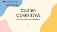 Breve Explicaci N Carga Cognitiva Docsity