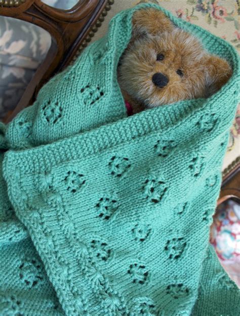 Beat Knitting Lullaby In Lace A Baby Blanket Pattern