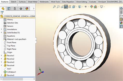 Solidworks Modeling Ball Bearings For Solidworks Assemblies