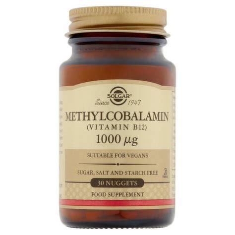 Solgar Methylcobalamin Vitamin B G Nuggets Dunnes Stores