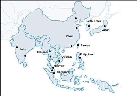 The Location Of TAQAS Participants China Beijing Shanghai Hong