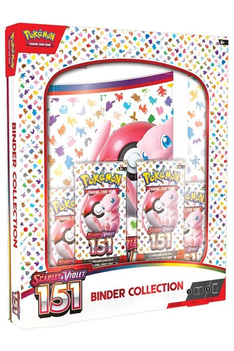 Binder Collection Med Mew Mappe Scarlet Violet 151 Pocket Monster