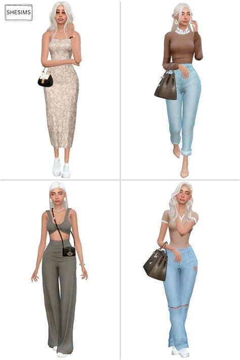 SHESIMS In 2024 Sims 4 Dresses Rich Outfit Rich Outfits Classy