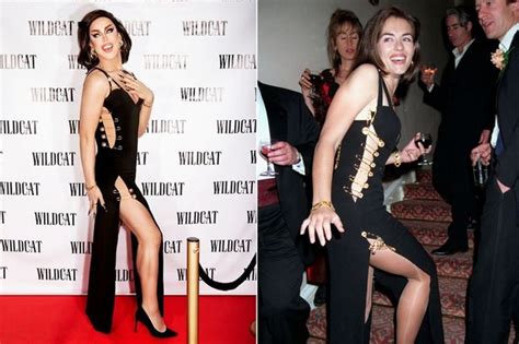 Elizabeth Hurley S Iconic Versace Safety Pin Dress Voted Off