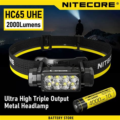 Nitecore Hc Uhe Headlamp Lumens Usb C Rechargeable Led Headlight