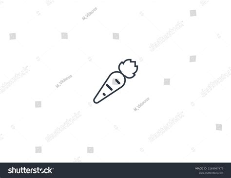 Carrot Vector Flat Emoticon Isolated Carrot Stock Vector (Royalty Free ...