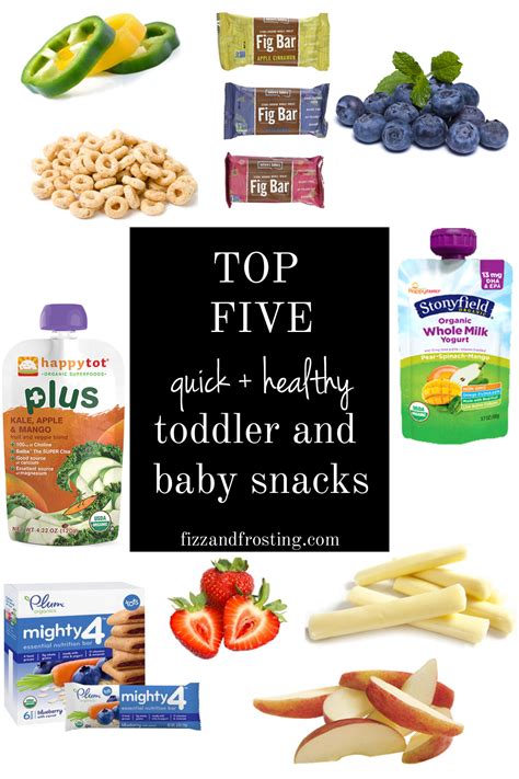 Top 5 Quick Toddler And Baby Food Snack Ideas By Lauren M